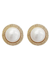 925 Silver Needle Pearl Earrings