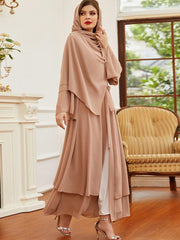 Double Layer High Woven Robe