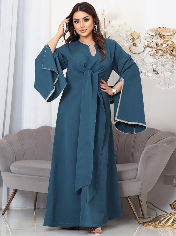 Lantern Sleeve Dress