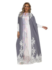 Applique Arab Loose Casual Robe