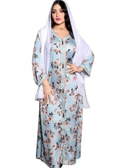 Women's Floral Jalabiya Dress