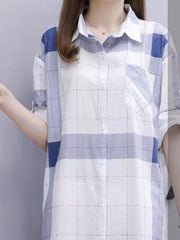 Women's Casual Plaid Shirt