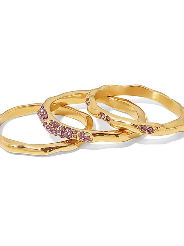 18K Gold Geometric Shaped Fine Ring