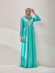 Muslim Chiffon Waist Length Jalabiya