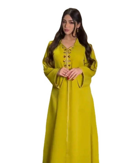 Solid Hooded Arab Robe – poppymona