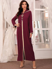 Middle East Hand Sewn Diamond Robe Abaya