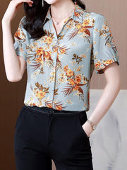 Women's Short Sleeved Color Polo Shirt