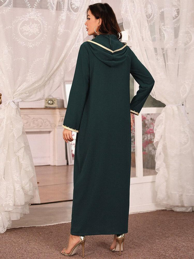 Middle East Hand Sewn Diamond Robe Abaya