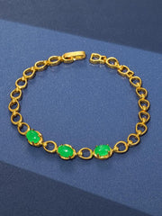 Women's Zircon Inlaid Bracelet