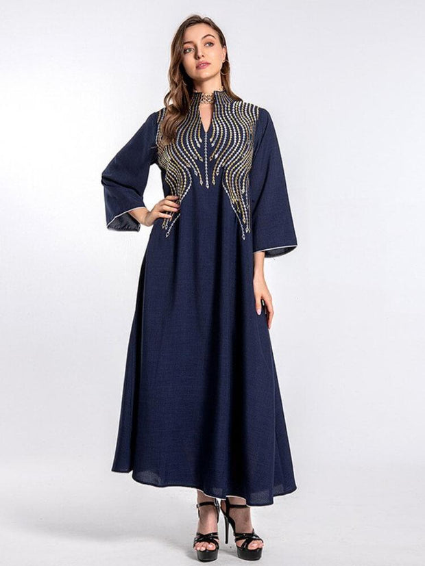 Muslim Embroidered Dress