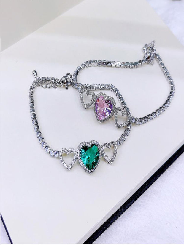 Love Crystal Zircon Bracelet