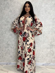 Printed Women's Abaya Dress