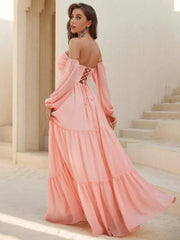 Pleated Strapless Dress