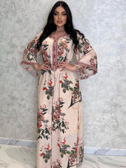 Abaya Print Dress