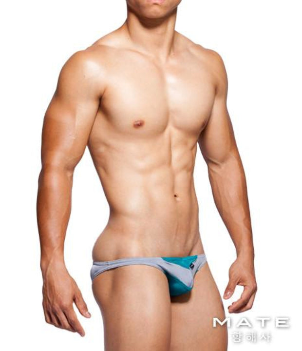 Sexy Men's Swimwear Extremey Sexy Mini Bikini - Da Reum (Silver)