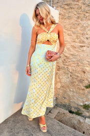 Pastel Ariella Dress with Gold Fleck