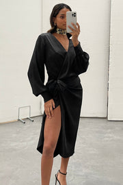 Black Midi Vienna Dress