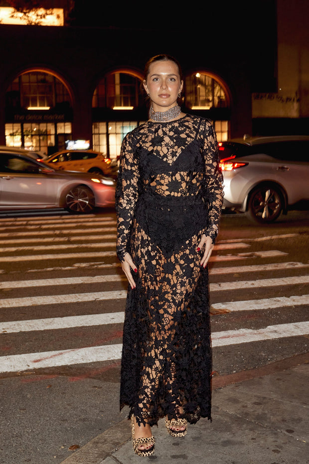 Black Lace Top