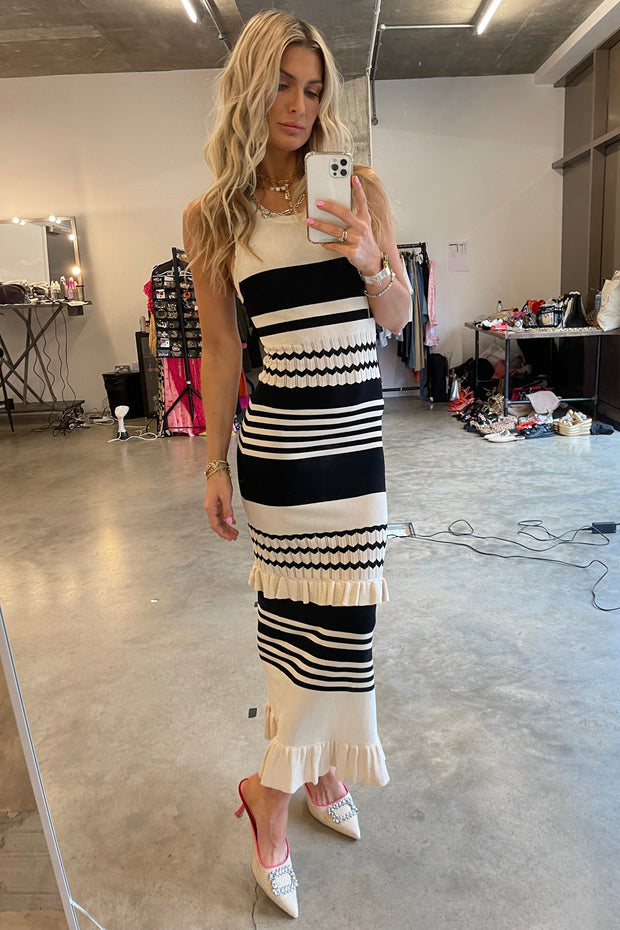 Mono Knit Luxe Dress