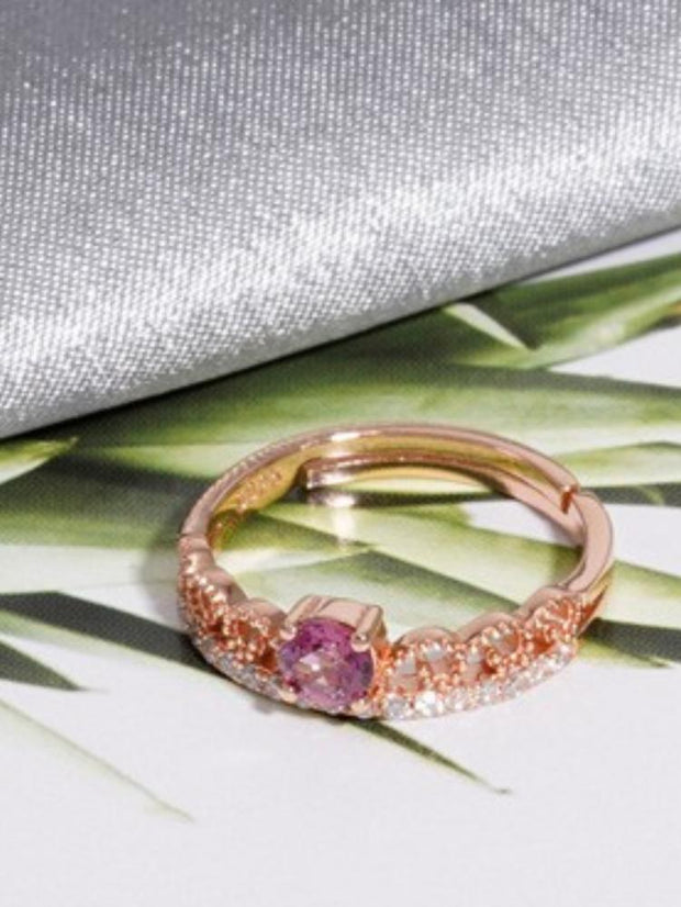 S925 Silver Garnet Ring