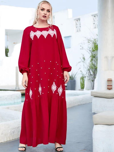 Women's Embroidered Jalabiya Dress