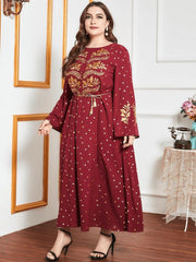 Women's Embroidered Jalabiya Dress
