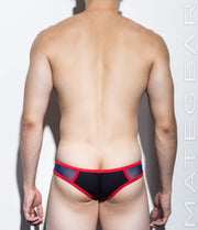 Sexy Men's Swimwear Maximizer Mini Swim Squarecuts - Pyon Seo (Thin Nylon Front)